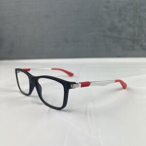 Ray-Ban RB 1549 3652 Kids Youth Eyeglasses FRAMES ONLY Black Red 48-16-125 #2